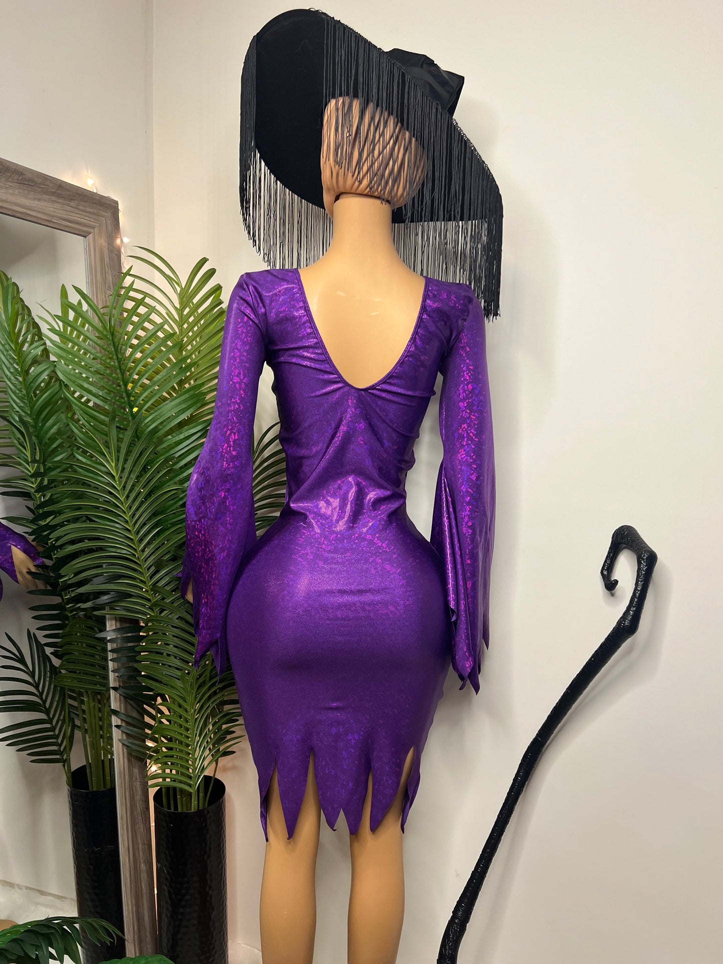 Witch bxtch - broom and hat included (Ready to Ship)