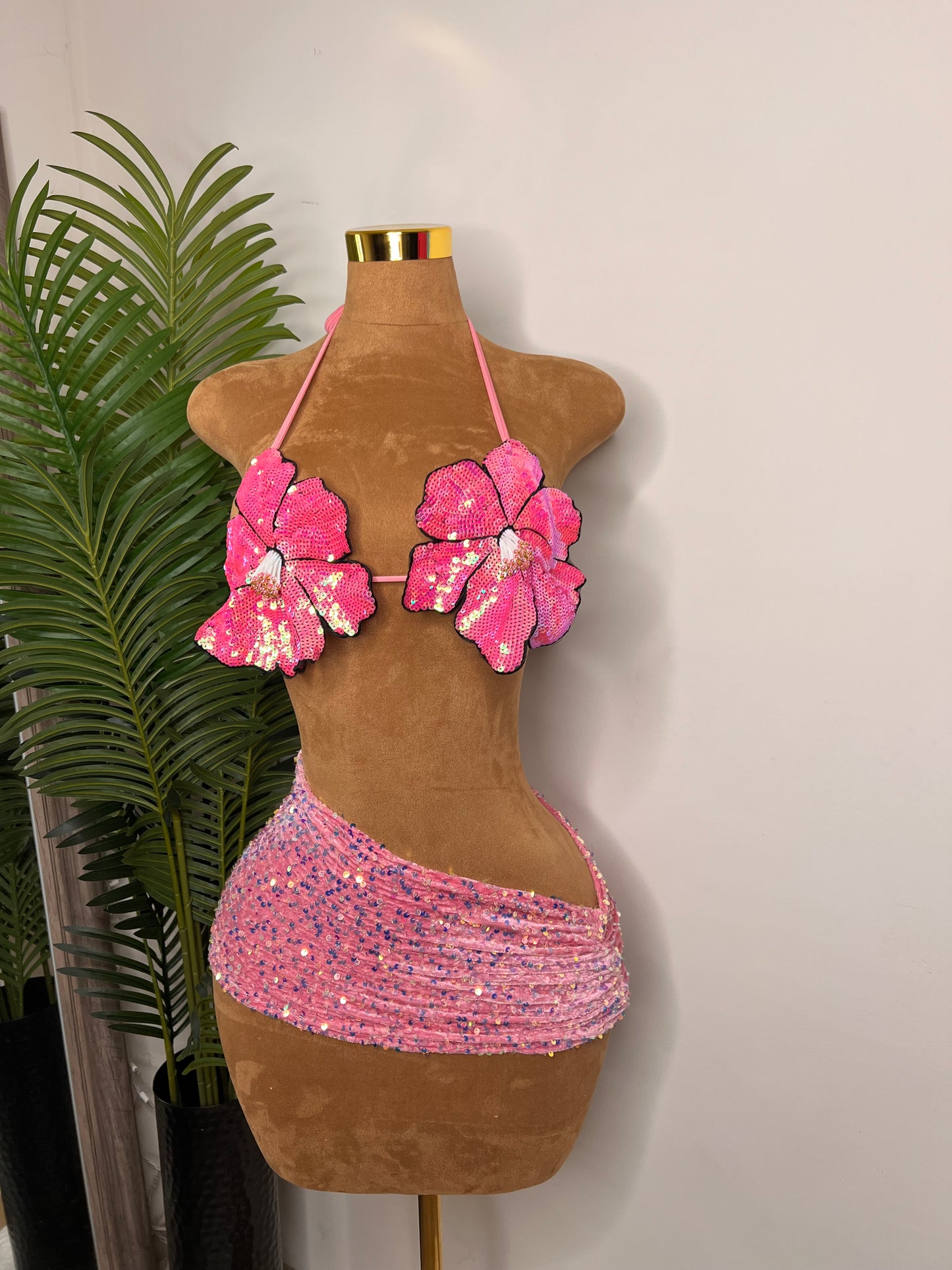 Pink Hibiscus Set (Ready To Ship)