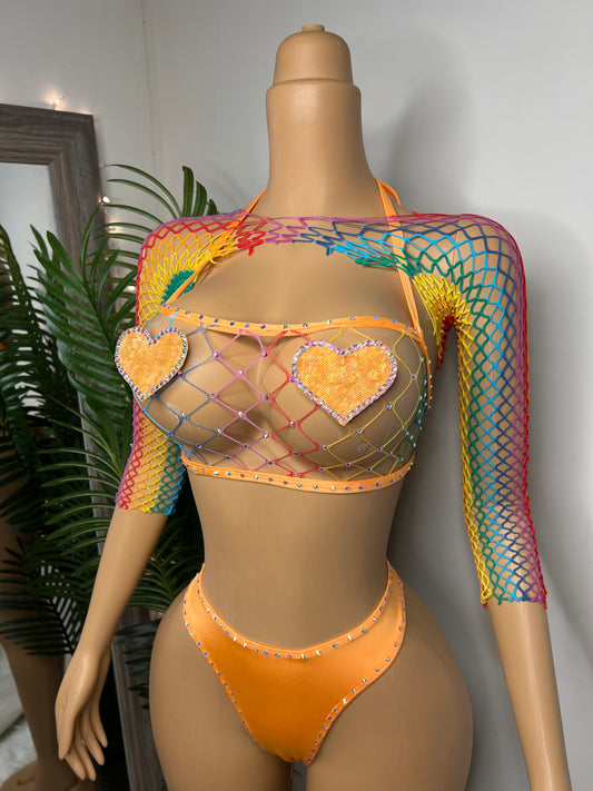 Sunset Candy Set - Pasties Included (Ready to Ship)