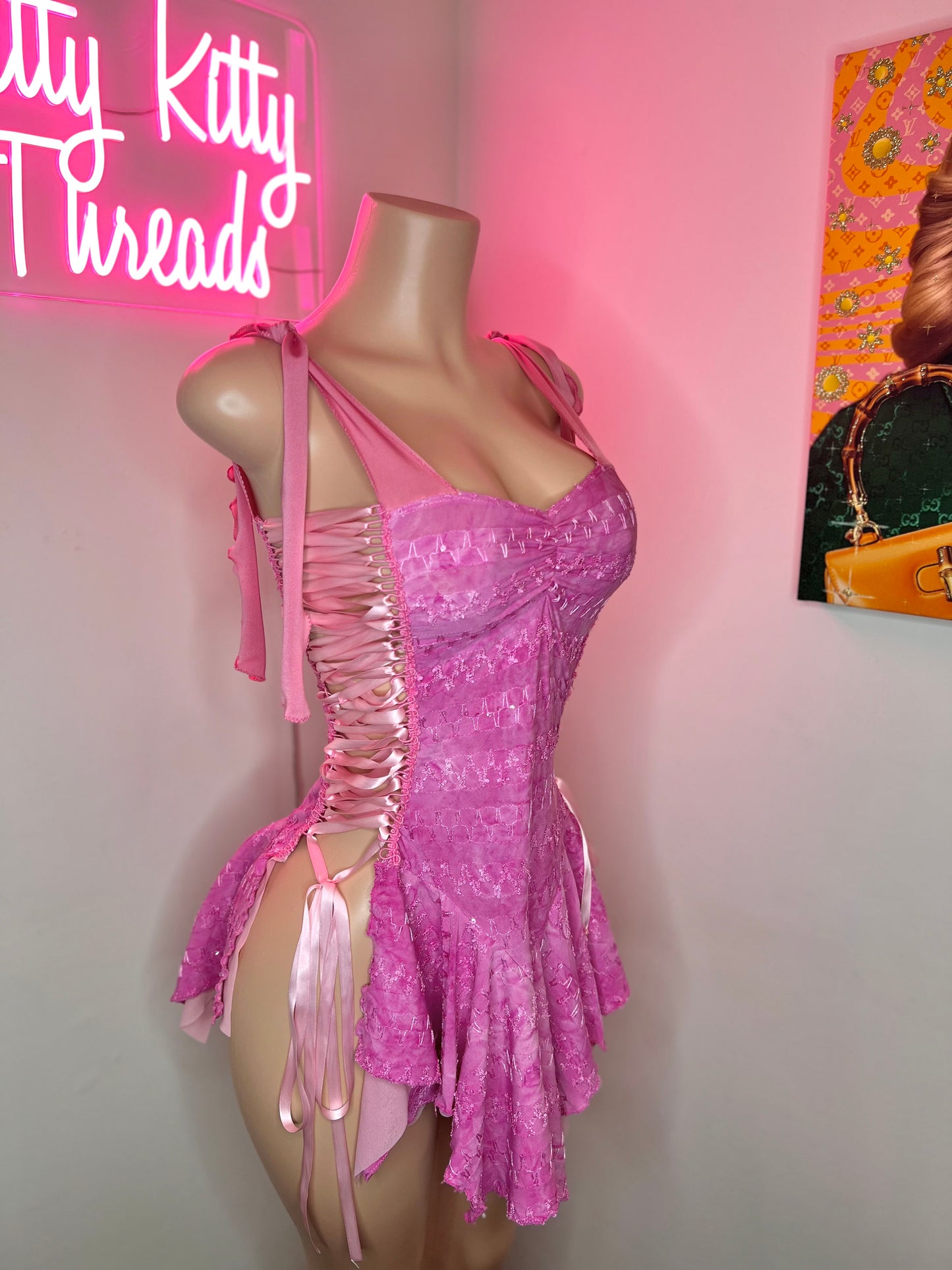 50 Shades of Pink Dress 💕 (Made to Order)