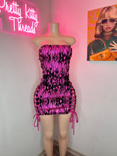 Load image into Gallery viewer, Pink Flamez Grommets Dress💕🔥 READY TO SHIP
