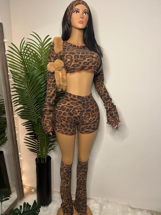 Leopard Chill Sets (Made To Order) - Ships in 4-5 Weeks