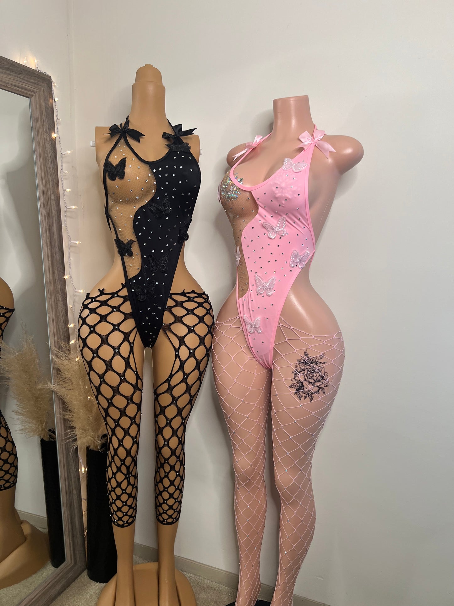 Fantasy One Pieces *FISHNETS INCLUDED* *READY TO SHIP*