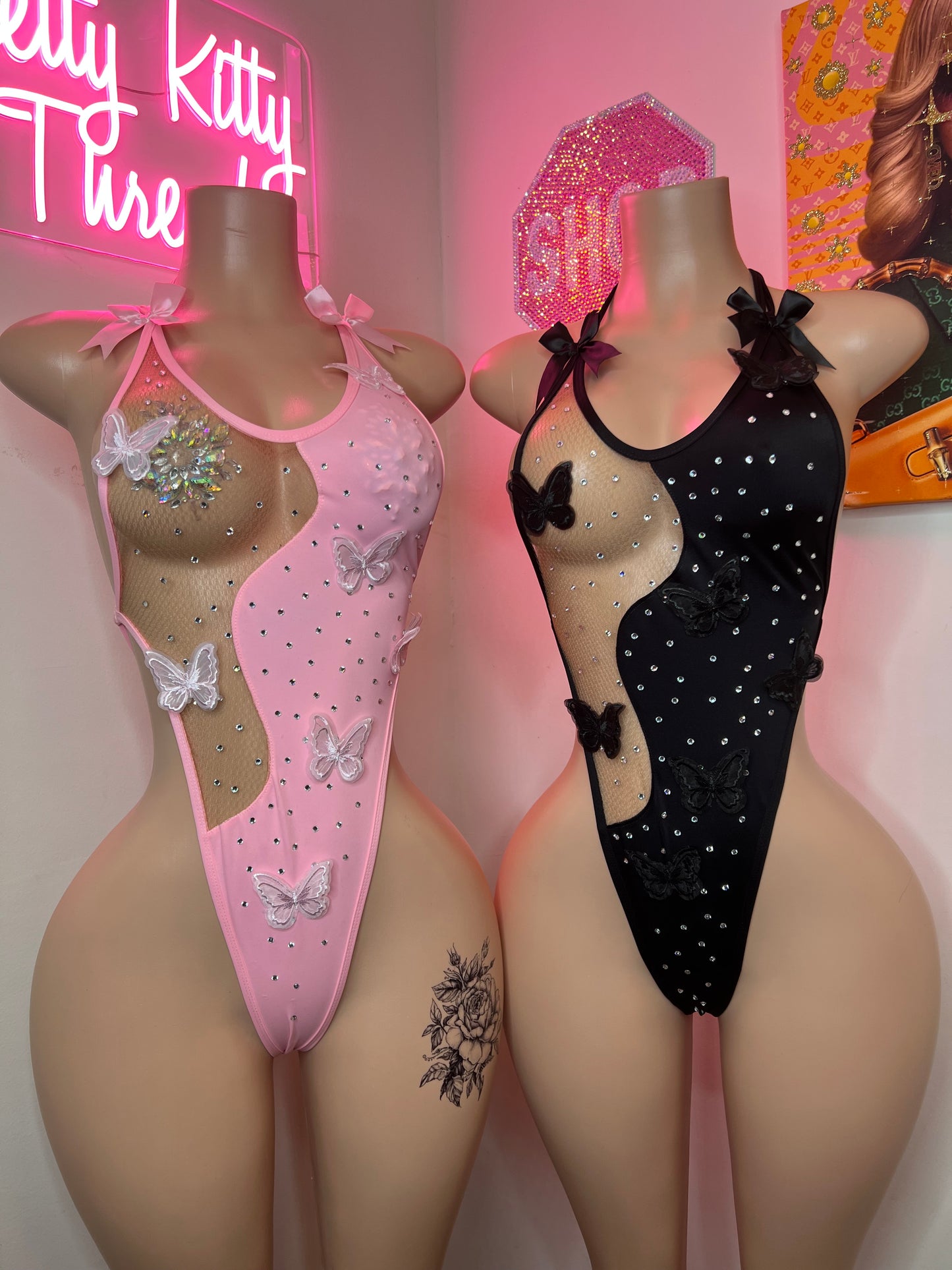 Fantasy One Pieces *FISHNETS INCLUDED* *READY TO SHIP*