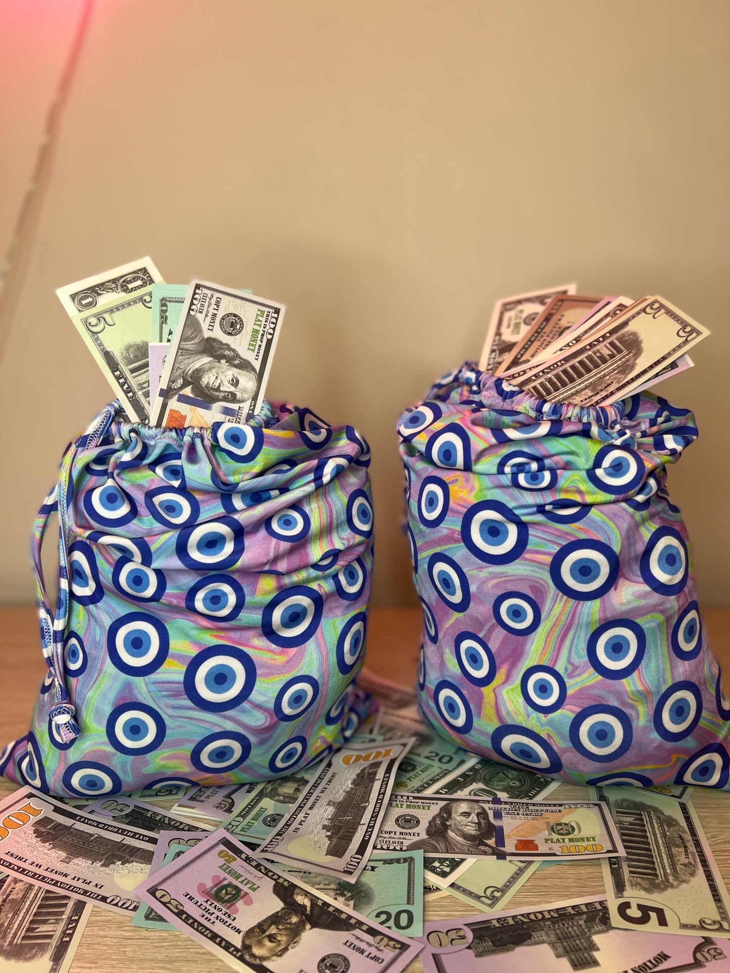 Evil Eye Money Bag (Made to Order)