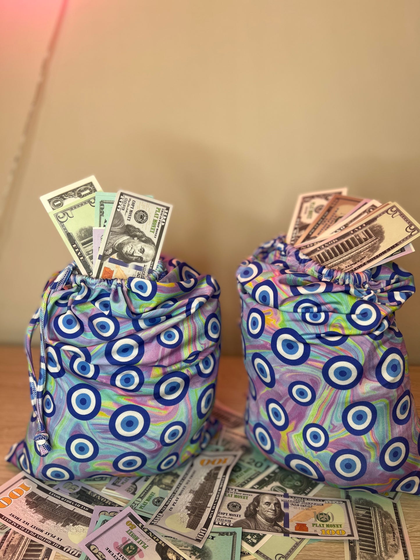 Evil Eye Money Bag (Made to Order)