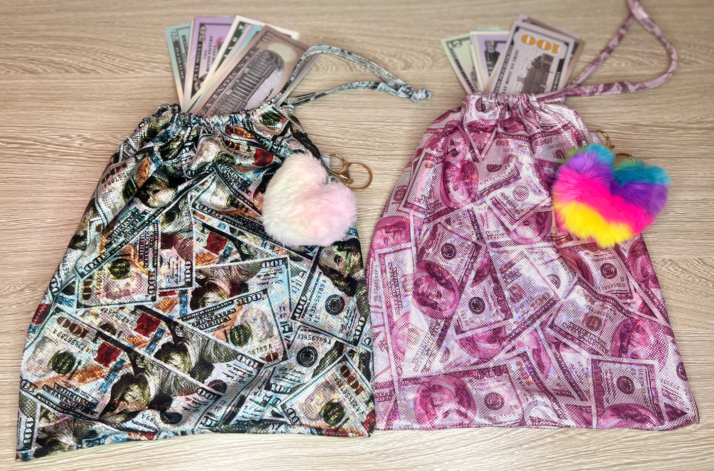 Money Bag with Puff (Made to Order)