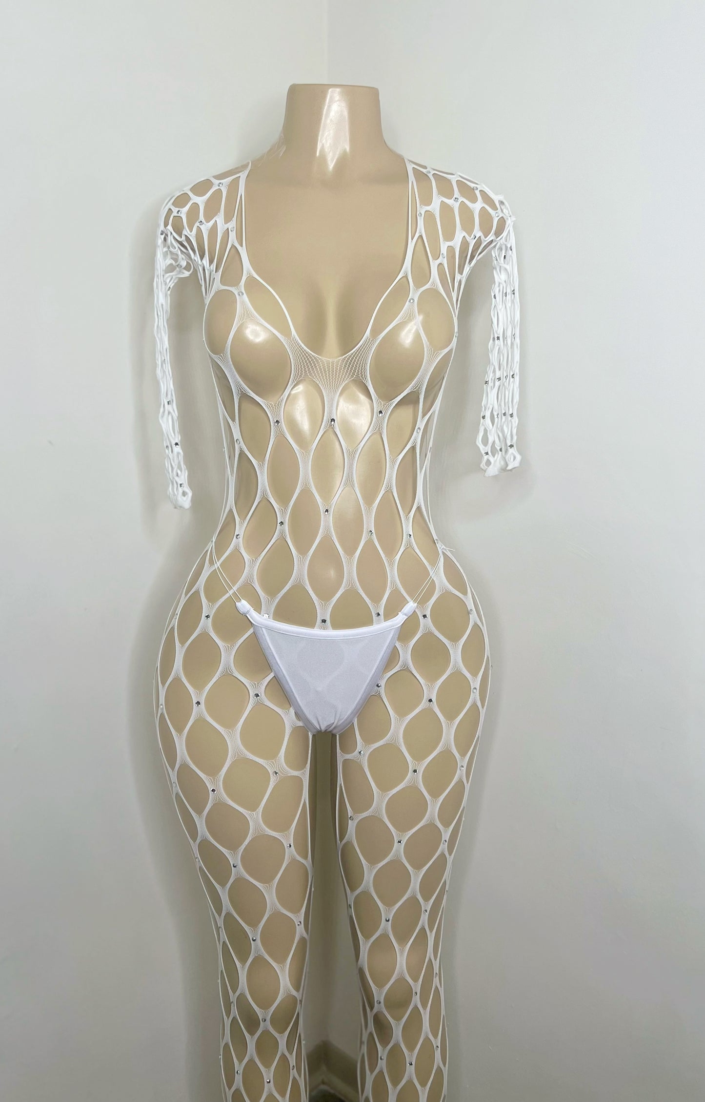 Rhinestone BodyStocking (Ready to Ship)