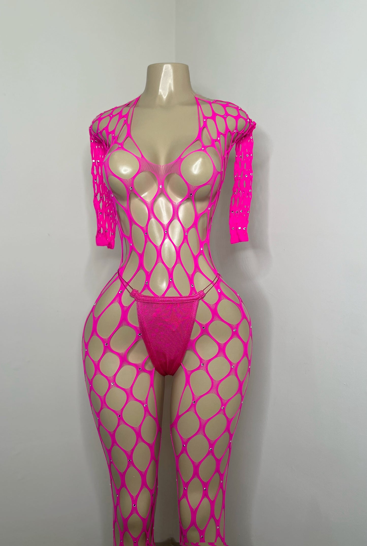 Rhinestone BodyStocking (Ready to Ship)