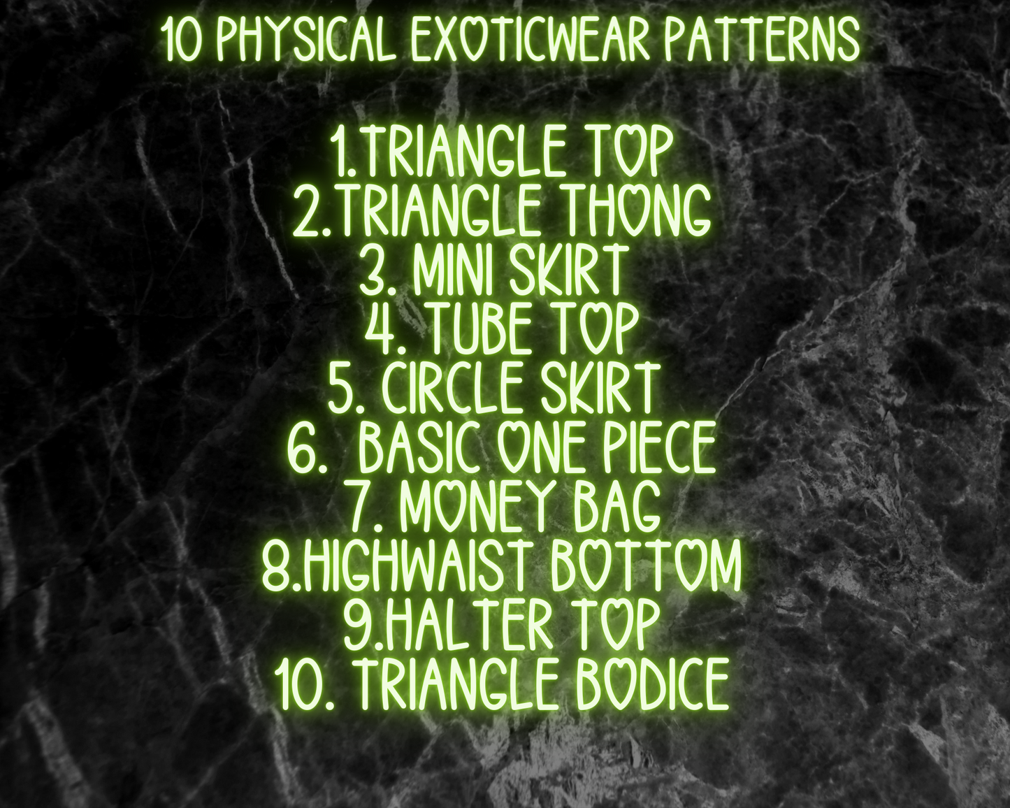 10 Physical Exoticwear Sewing Patterns