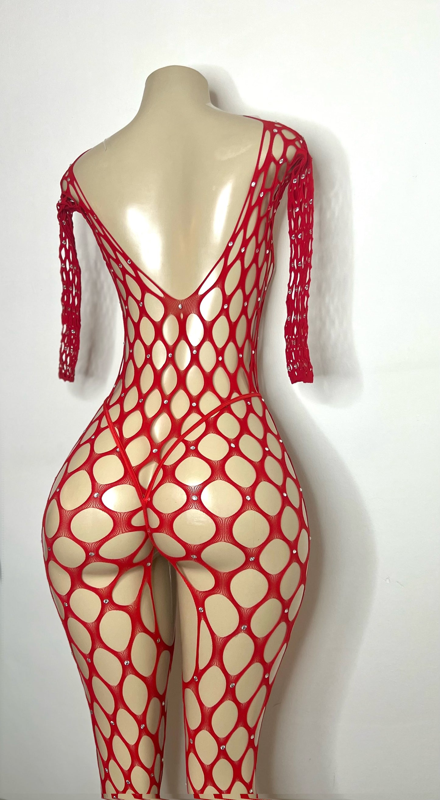 Rhinestone BodyStocking (Ready to Ship)