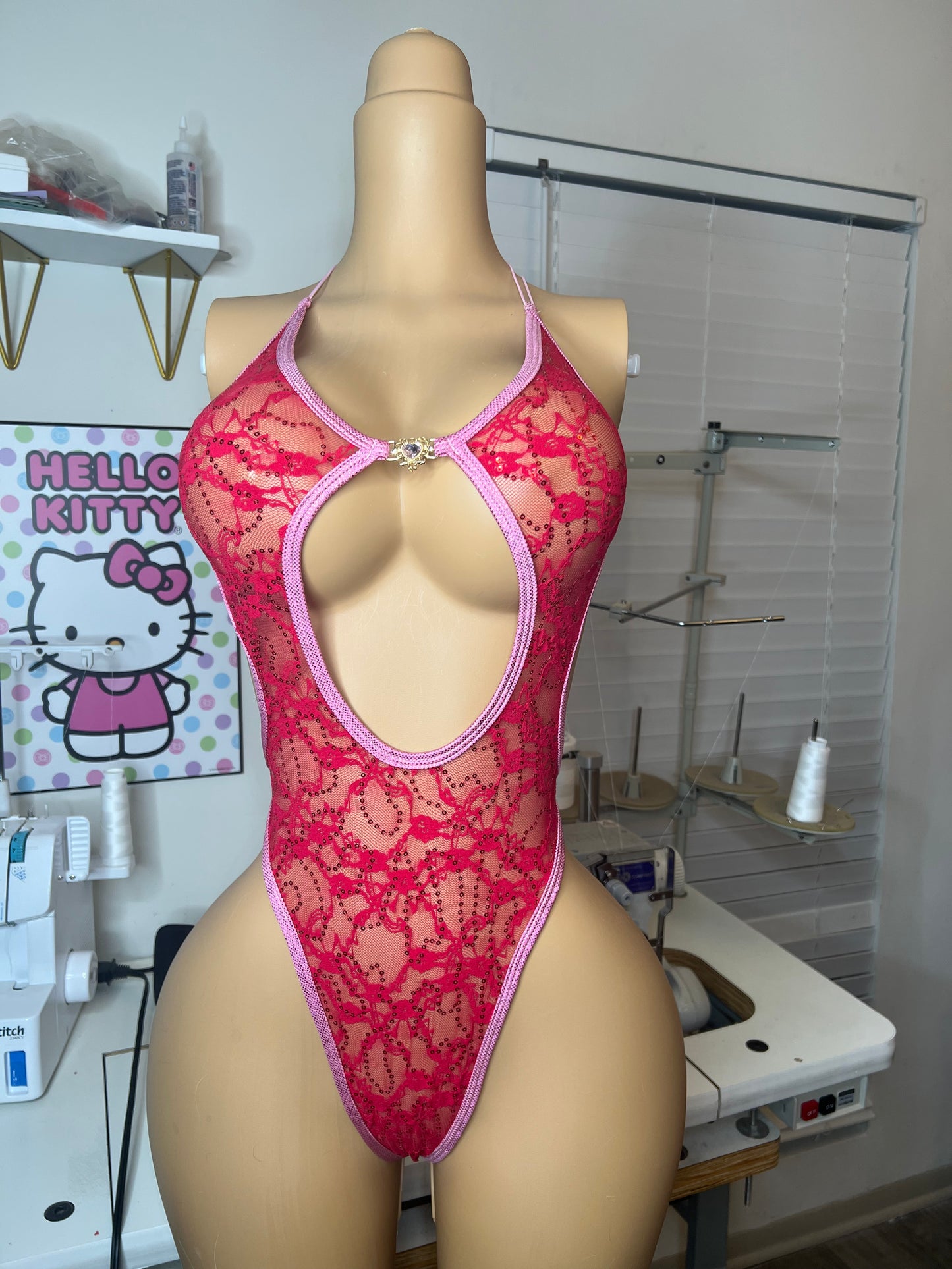 Be Mine Backless One Piece (Ready To Ship)