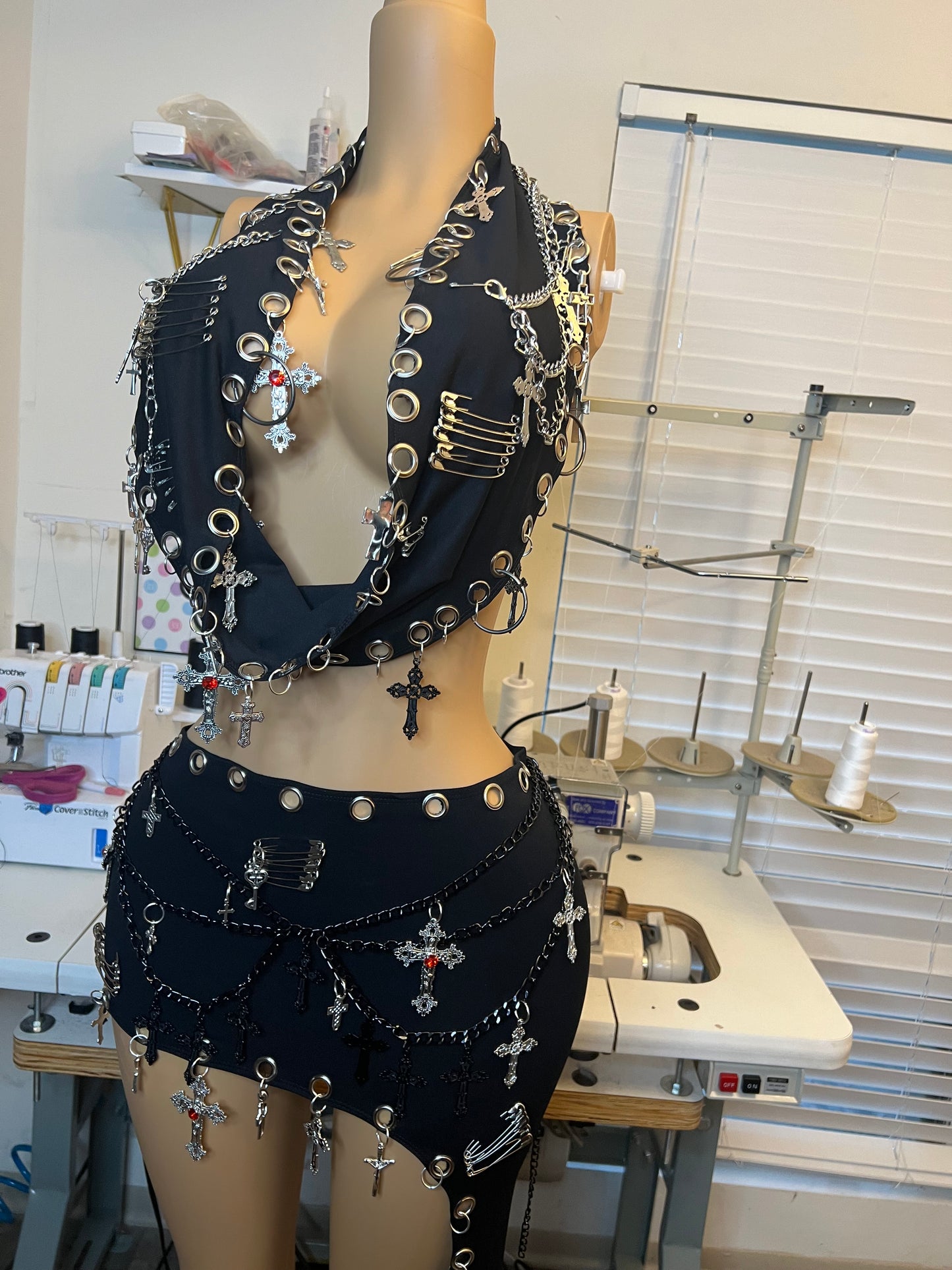 Black Saintly Sins Set (Made To Order) Ships in 4-5 Weeks