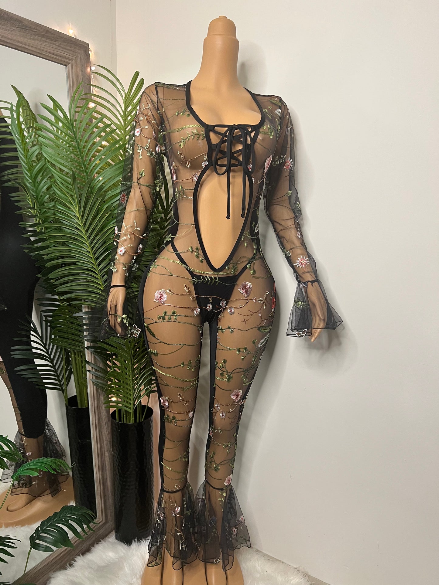Dark Romance Jumpsuit (Ready to Ship)