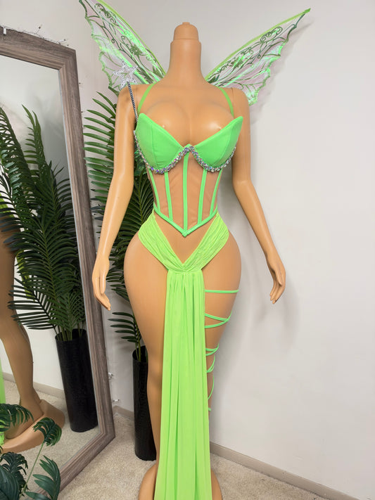 Pixie Tease Costume - includes everything pictured (Ready to Ship)