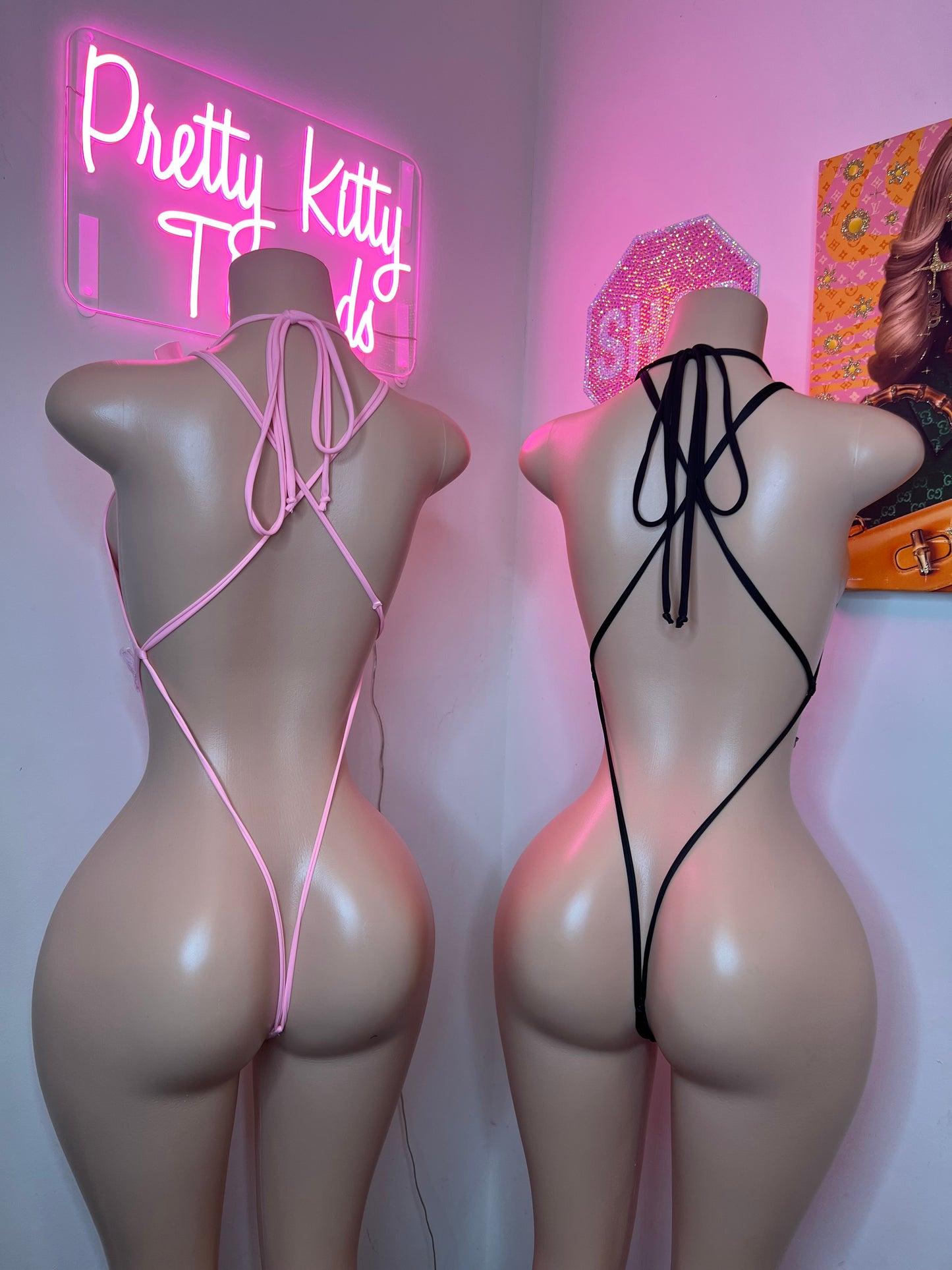 Fantasy One Pieces *FISHNETS INCLUDED* *READY TO SHIP*