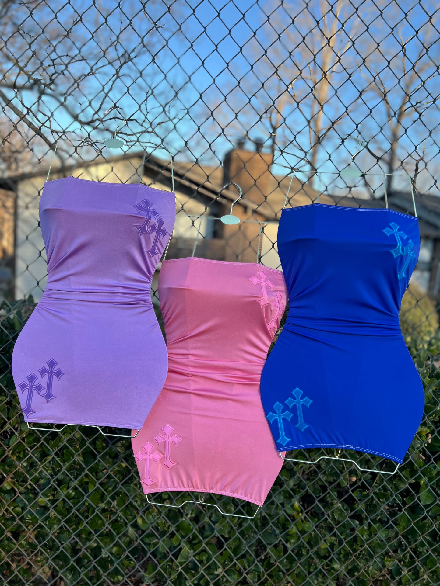 Cross Me Dress (Ready to Ship)