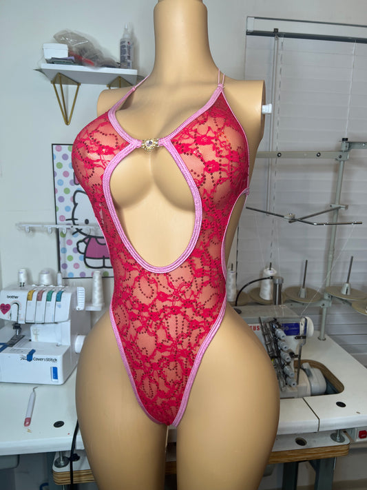 Be Mine Backless One Piece (Ready To Ship)