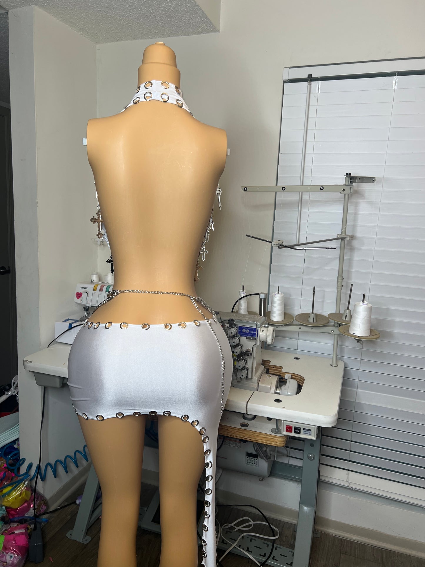 White Saintly Sins Set (Made To Order) Ships in 4-5 Weeks