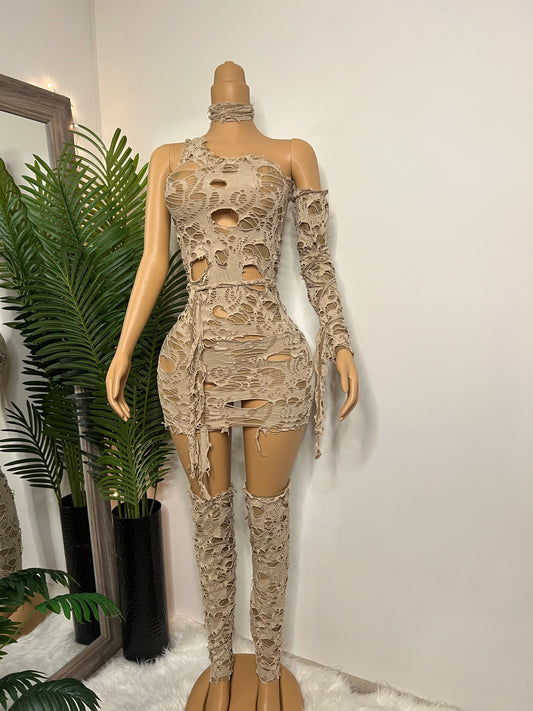 Cursed Beauty Mummy Costume (SHIPS ON 10/24/25)