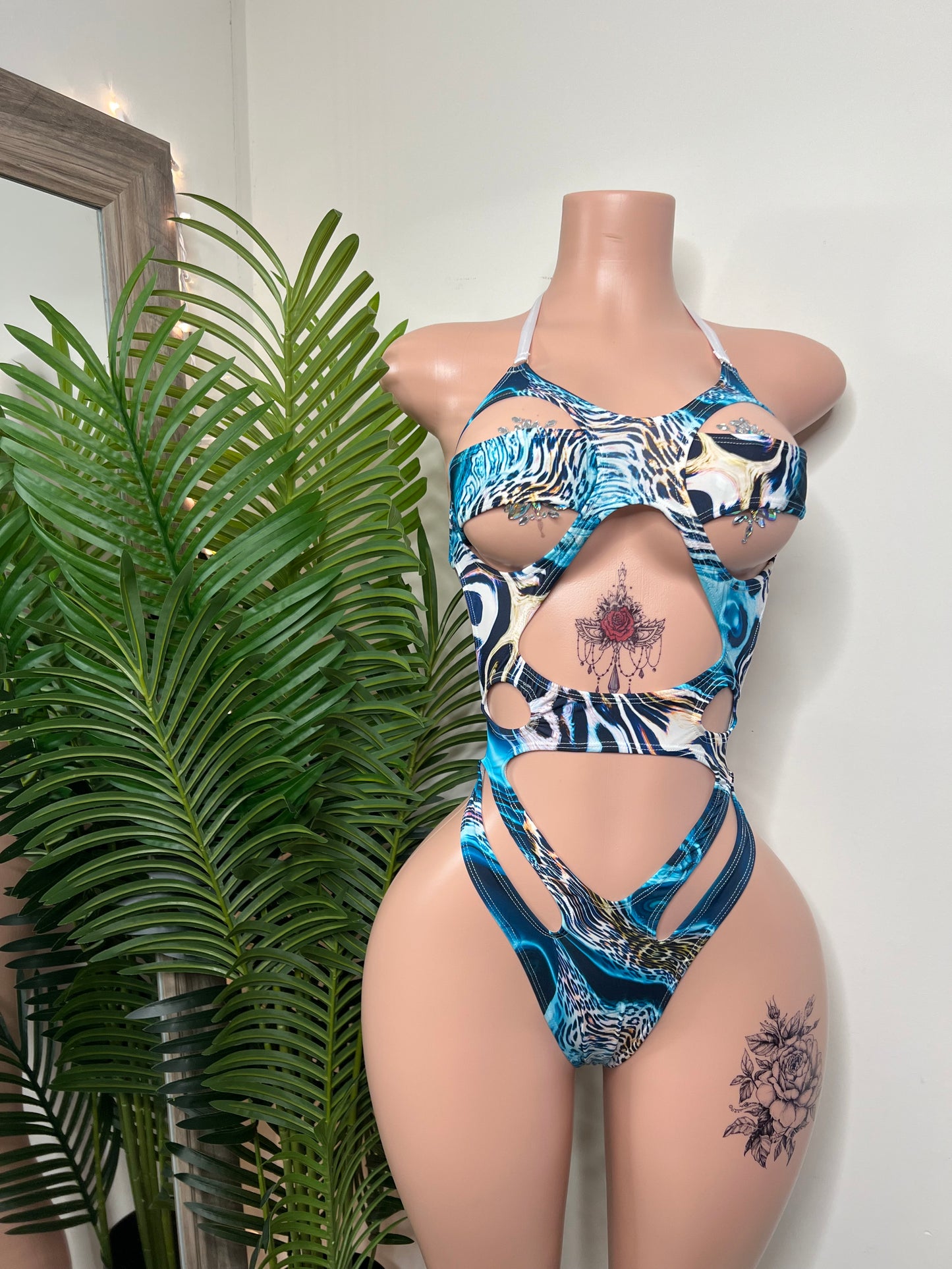Aqua Safari One Piece (Ready to Ship)