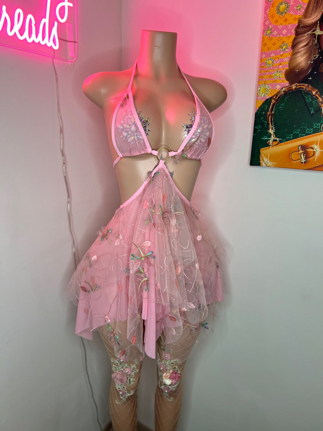 Pinkerbelle Babydoll Dress 🧚🏽