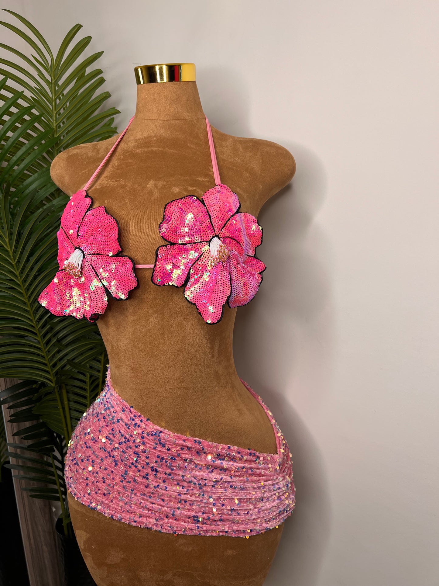 Pink Hibiscus Set (Ready To Ship)