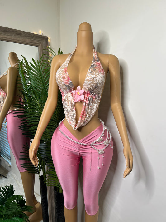 Pearl Blossom Set *pearl belt included*  (Ready to Ship)
