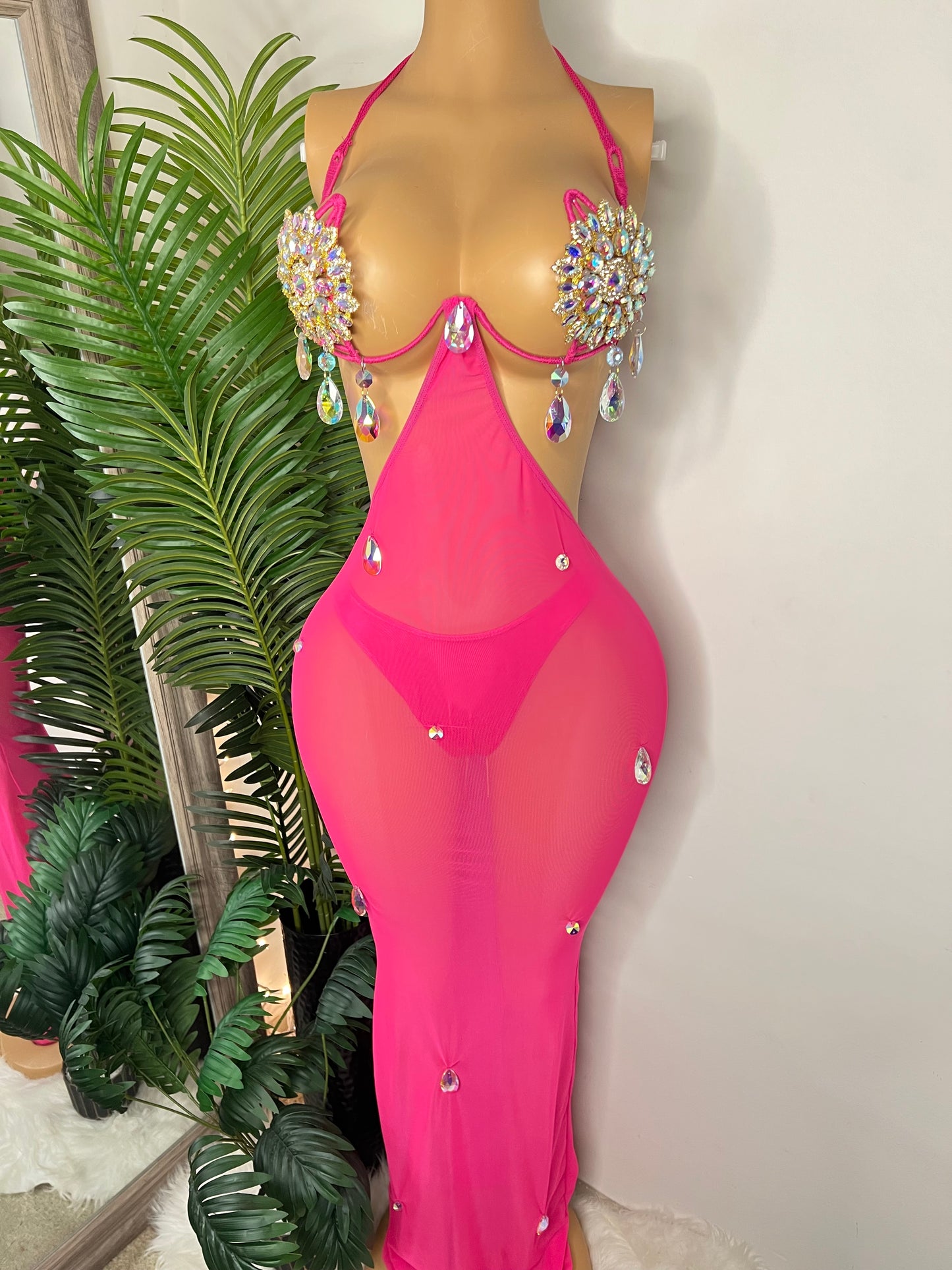 La Vie Fuchsia Dress (Ready To Ship)