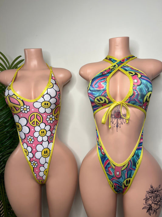Happy Daze One Pieces (Ready to Ship)