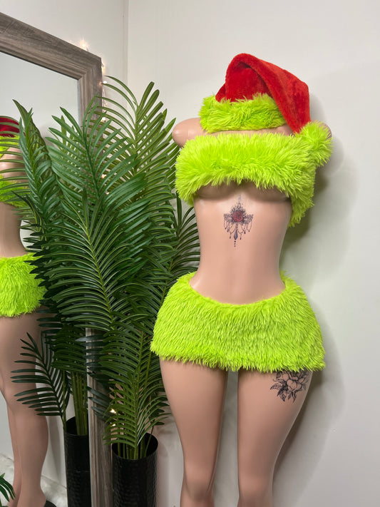 Merry Mischief Set - hat included (Ready to Ship)