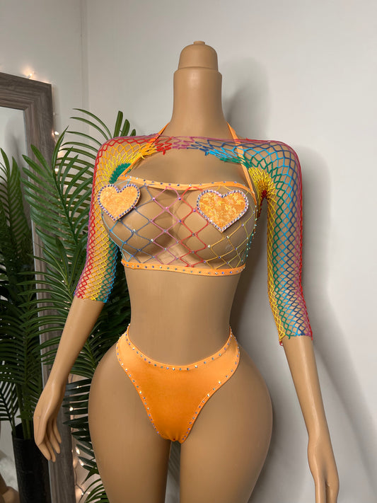 Sunset Candy Set - Pasties Included (Ready to Ship)