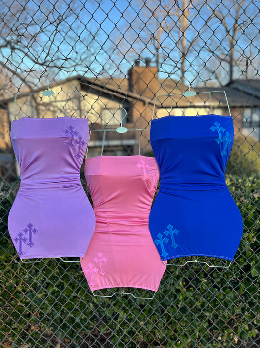 Cross Me Dress (Ready to Ship)