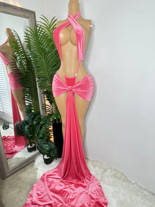 Forbidden Mauve Dress - Made to Order (Ships in 4-5 Weeks)