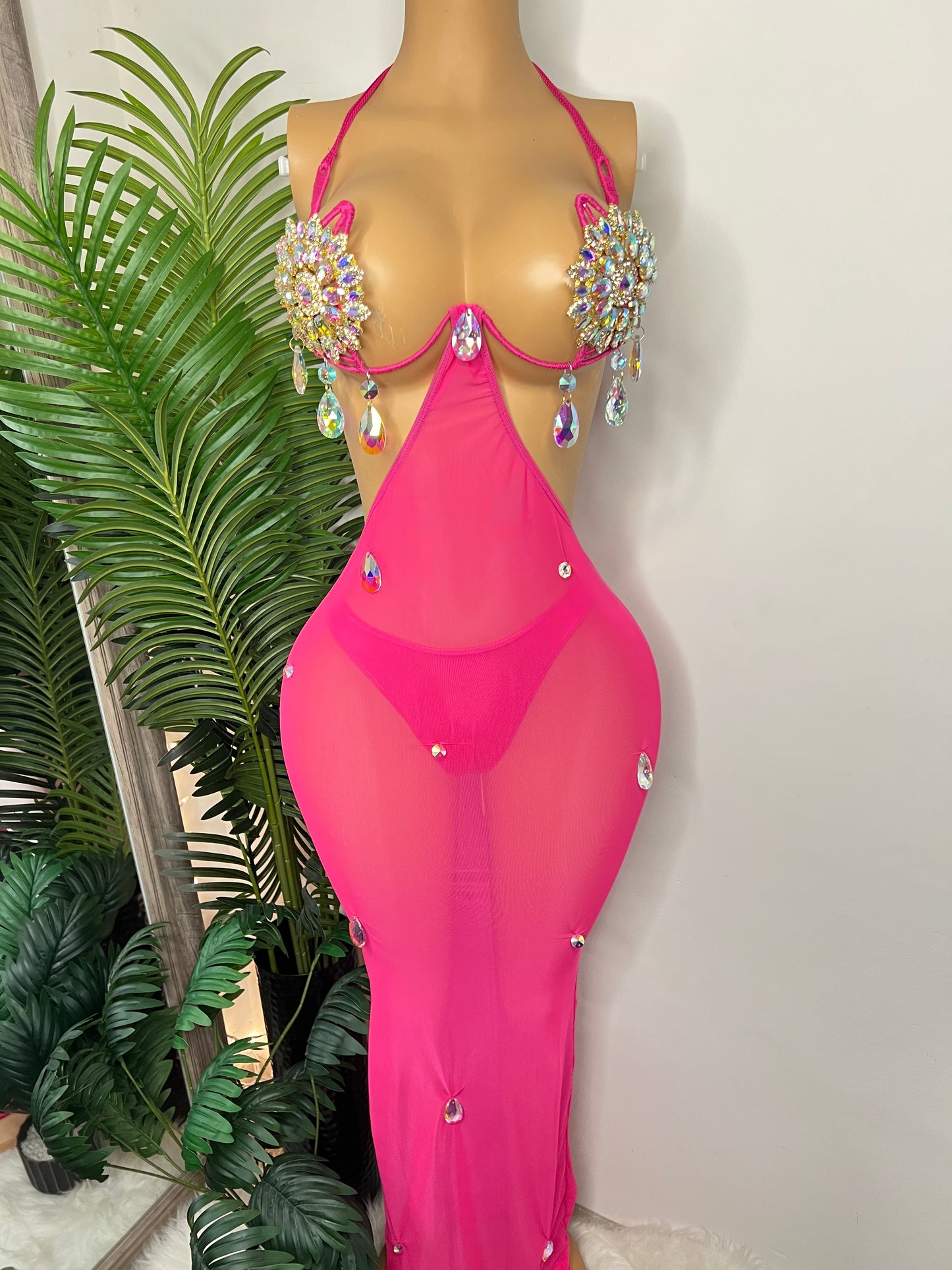 La Vie Fuchsia Dress (Ready To Ship)