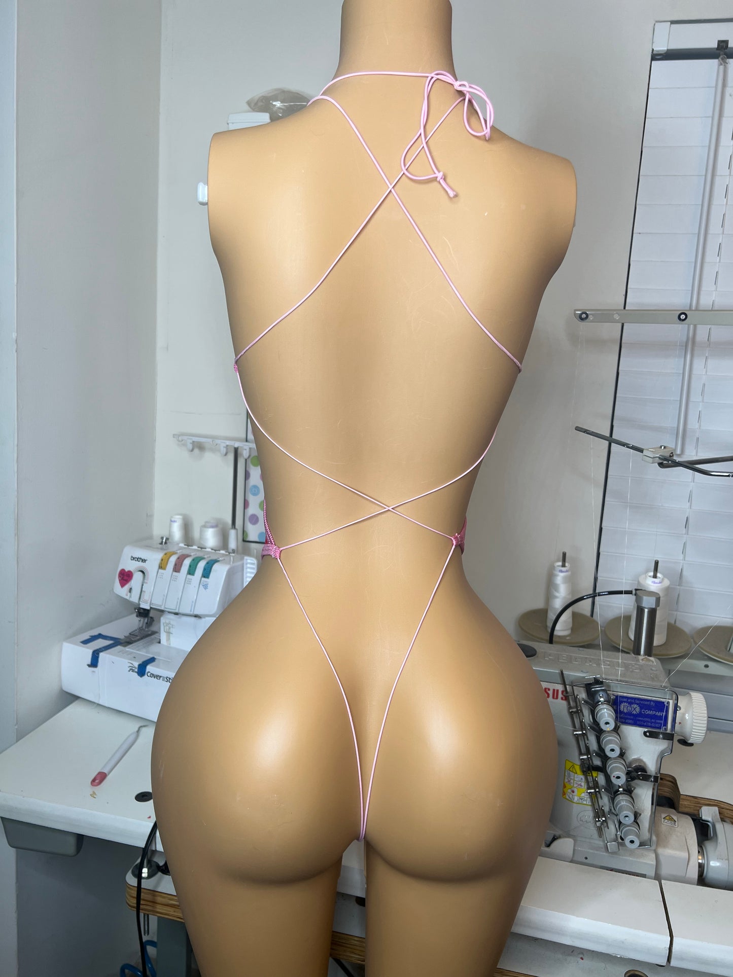 Be Mine Backless One Piece (Ready To Ship)