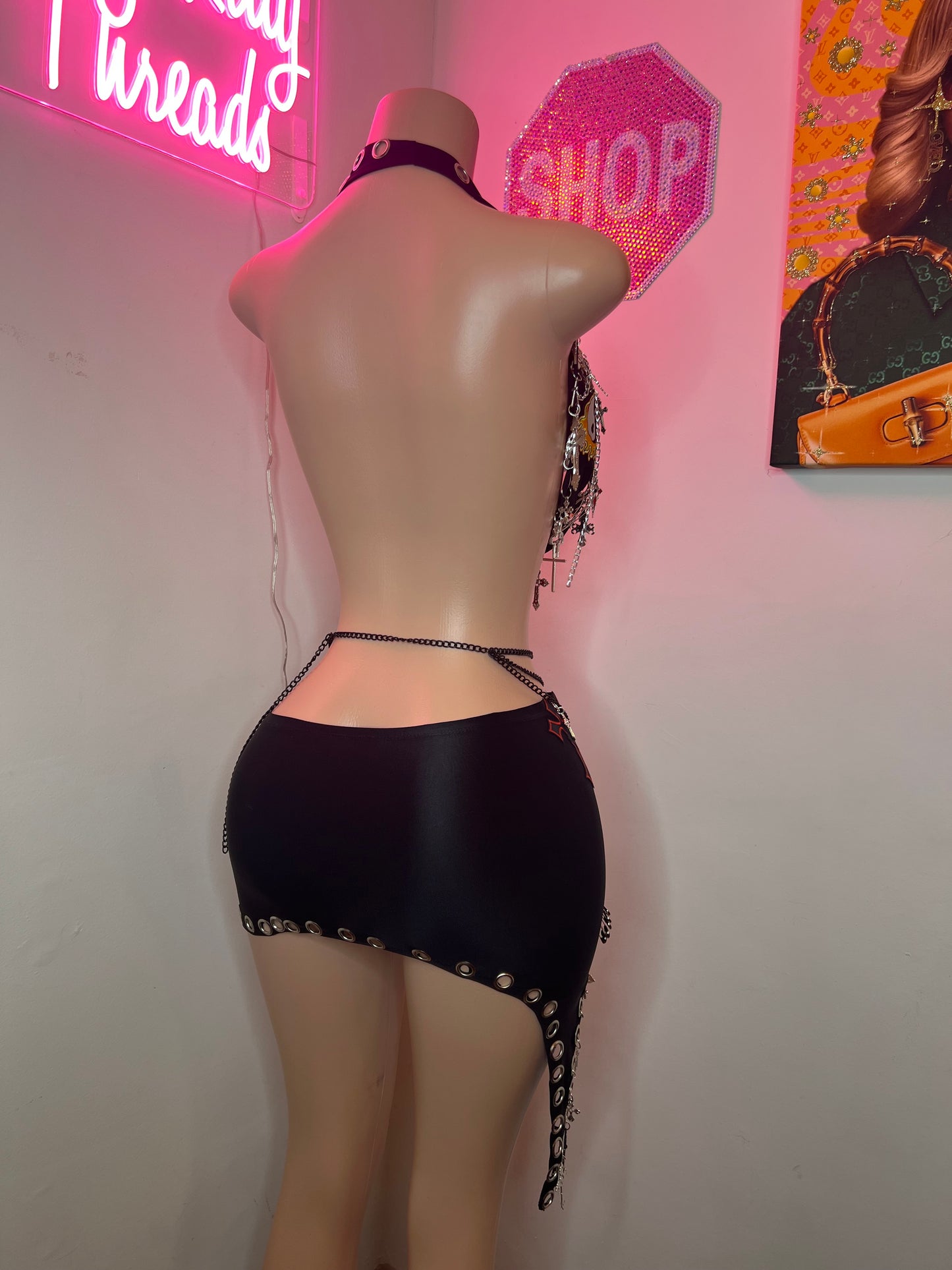 Saintly Sins skirt set 2.0 (Made to Order)
