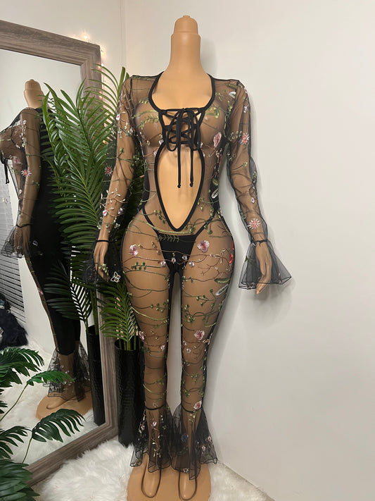 Dark Romance Jumpsuit (Ready to Ship)