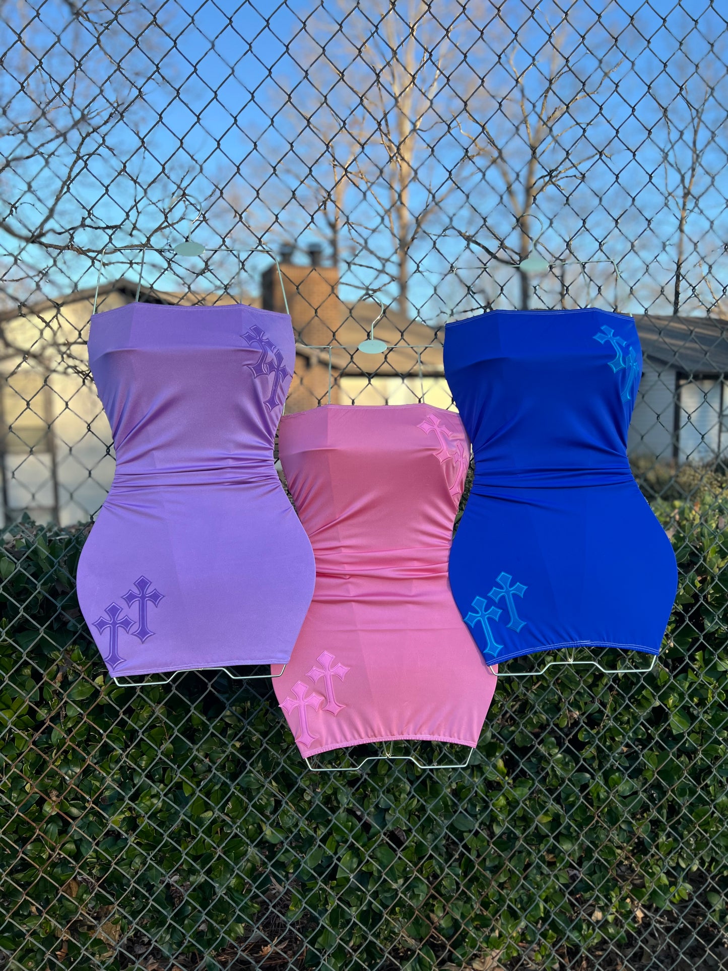Cross Me Dress (Ready to Ship)