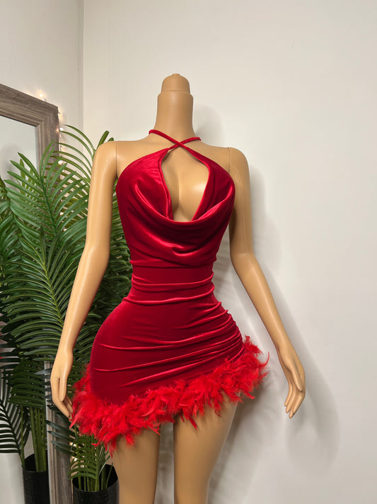 Crimson Kiss Dress (Ready to Ship)