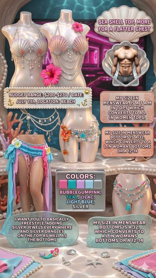 Custom Design 60% Deposit - 2 Birthday Looks