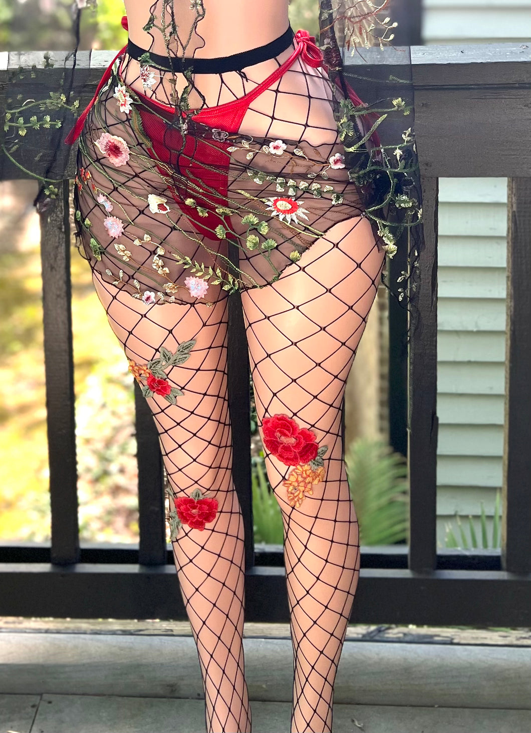 Dark Fantasy Fishnet Stocking 🌹