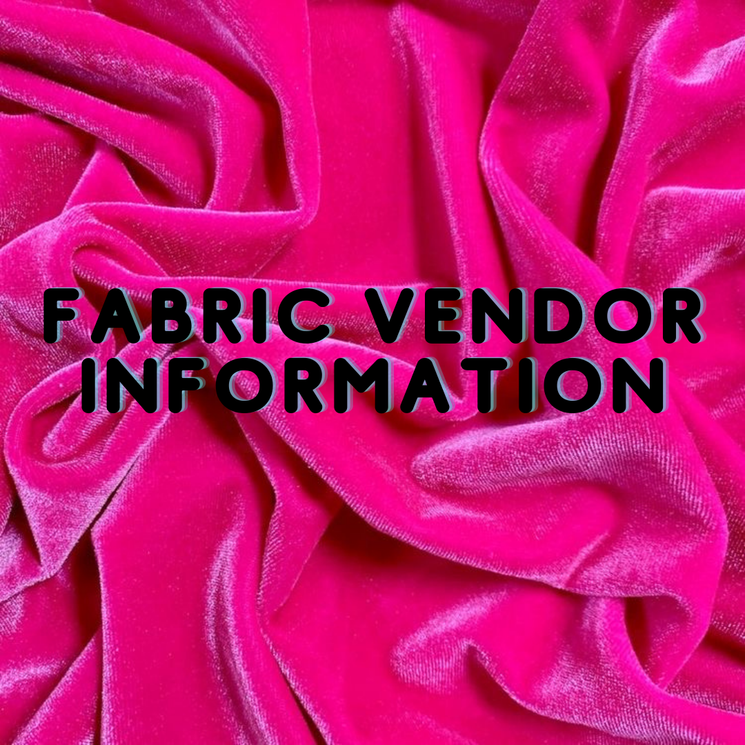 Fabric Vendor Info