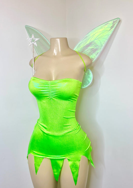 Fairy Halloween Costume - thong, wings, wand included (Made to Order)