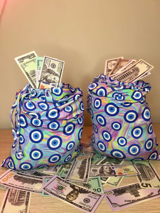 Evil Eye Money Bag (Made to Order)